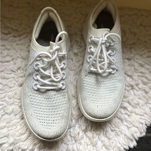 Allbirds Women's Cream Knit Athletic Shoes